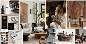 Silver Oak brand world showcasing luxury wine experiences, retail environments, packaging, and lifestyle storytelling