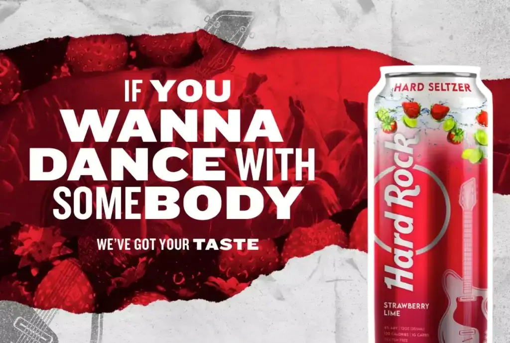 Hard Rock Hard Seltzer Brand Campaign Creative Poster