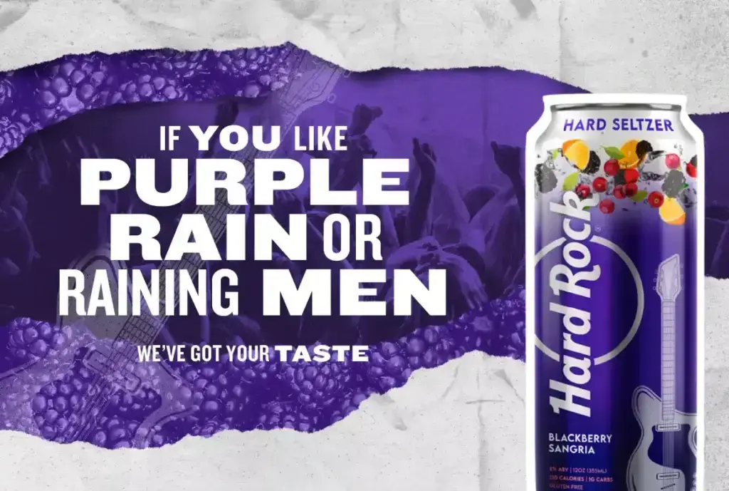 Hard Rock Hard Seltzer Brand Campaign Creative Poster