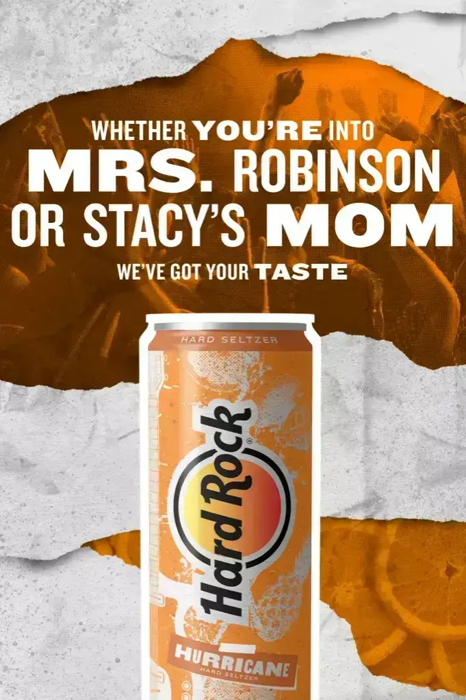 Hard Rock Hard Seltzer Brand Campaign Creative Poster