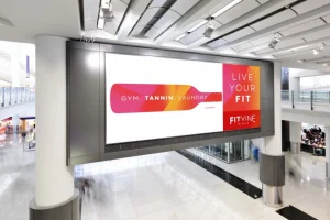 FitVine Wine OOH Creative Billboard Live Your Fit