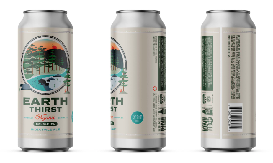 Packaging Redesign: Earth Thirst, Midnight Rider, Hazy By Nature, and Up In Haze